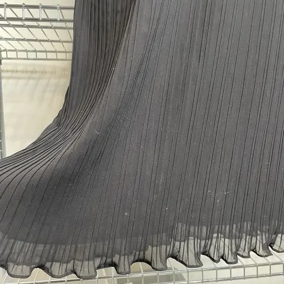 Talbots Women's Little Black Midi Cocktail Dress Size 6 Petite Classic Old Money - Picture 4 of 11